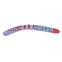 Boomerang de cérémonie de Thomas Jangala Rice - 75 cm