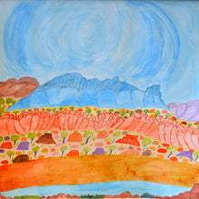 Scarf/Pocket "Rutjipma (Mt Sonder)" by Gwenda Namatjira Nungarayi