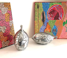 Baobab Nut Sculpture "Sea Totems" by Paul Melpi Murrinh-Pattha